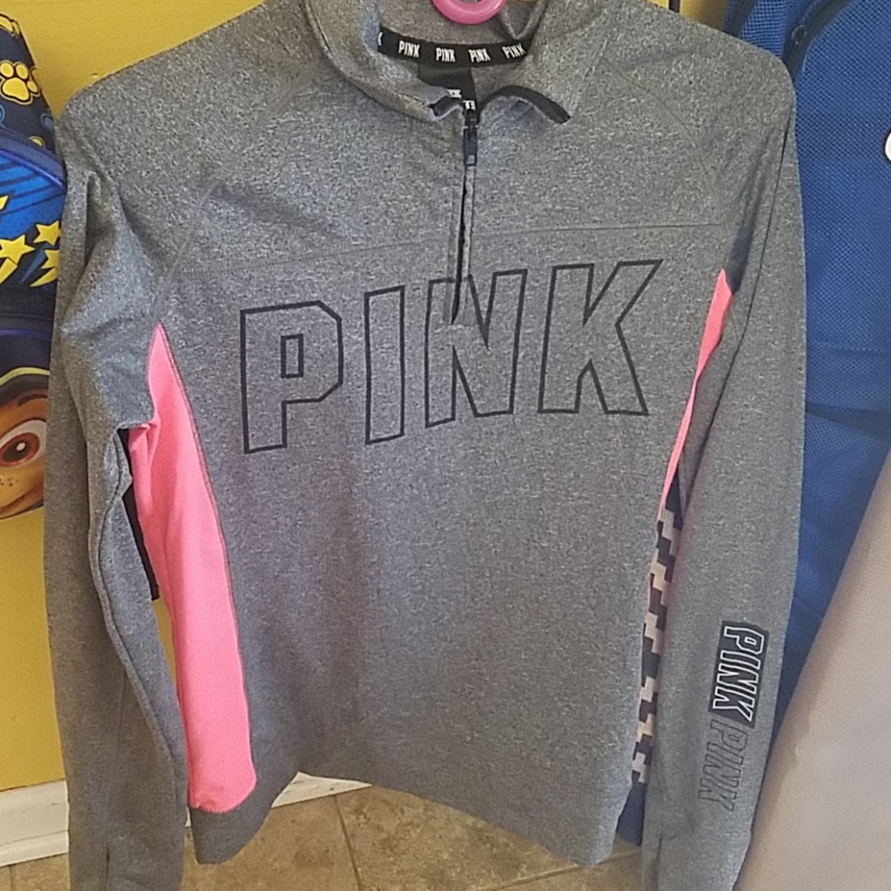 Pink long sleeve .